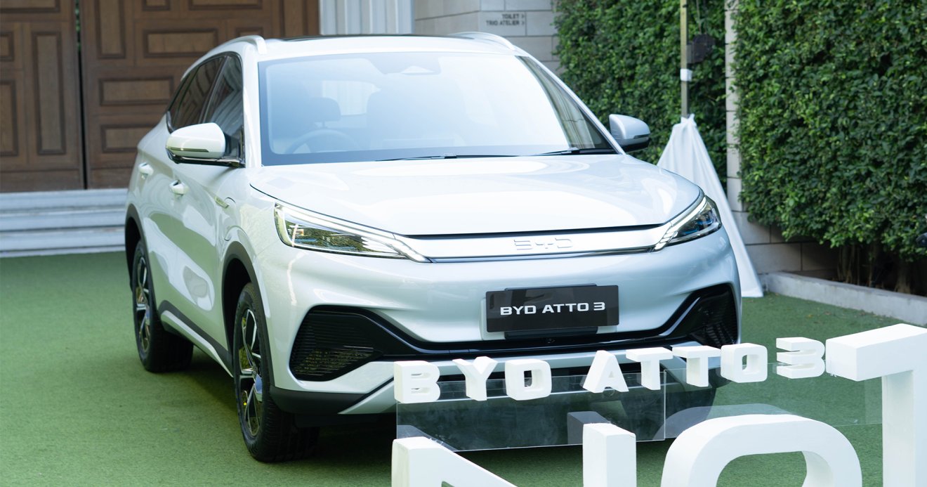 BYD Atto 3 อัปเดต 2024 จอกลางใหญ่ขึ้น อัปเกรดซอฟต์แวร์ สีภายใน คาดการณ์ราคา 899,900 บาท