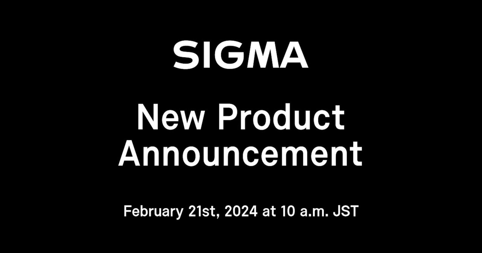SIGMA แง้มตัวอย่าง เตรียมเปิดตัวเลนส์ใหม่ 21 กุมภาพันธ์