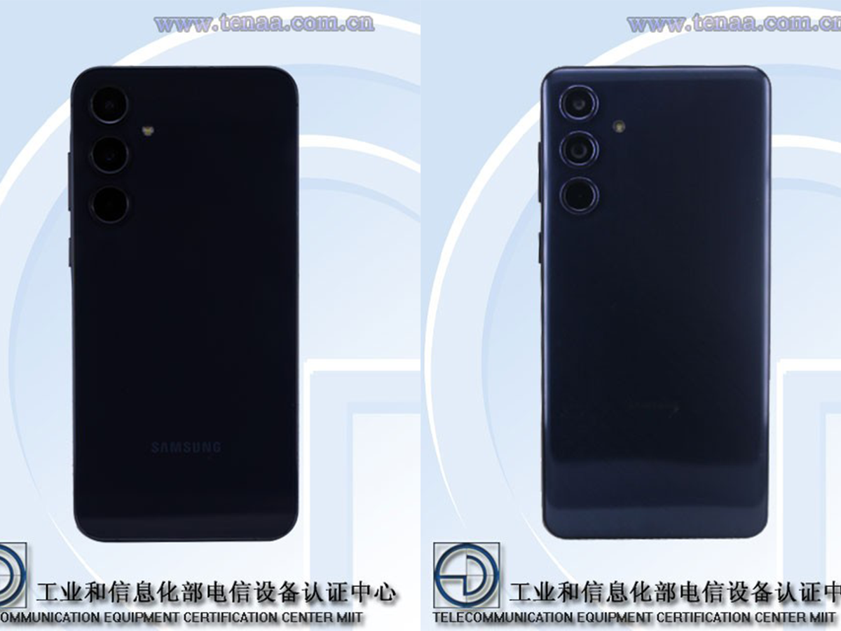 หลุดภาพดีไซน์ของ Samsung Galaxy A55 และ C55 จากข้อมูลของ TENAA