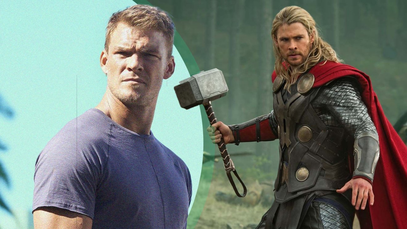 Alan Ritchson Reacher Chris Hemsworth Thor