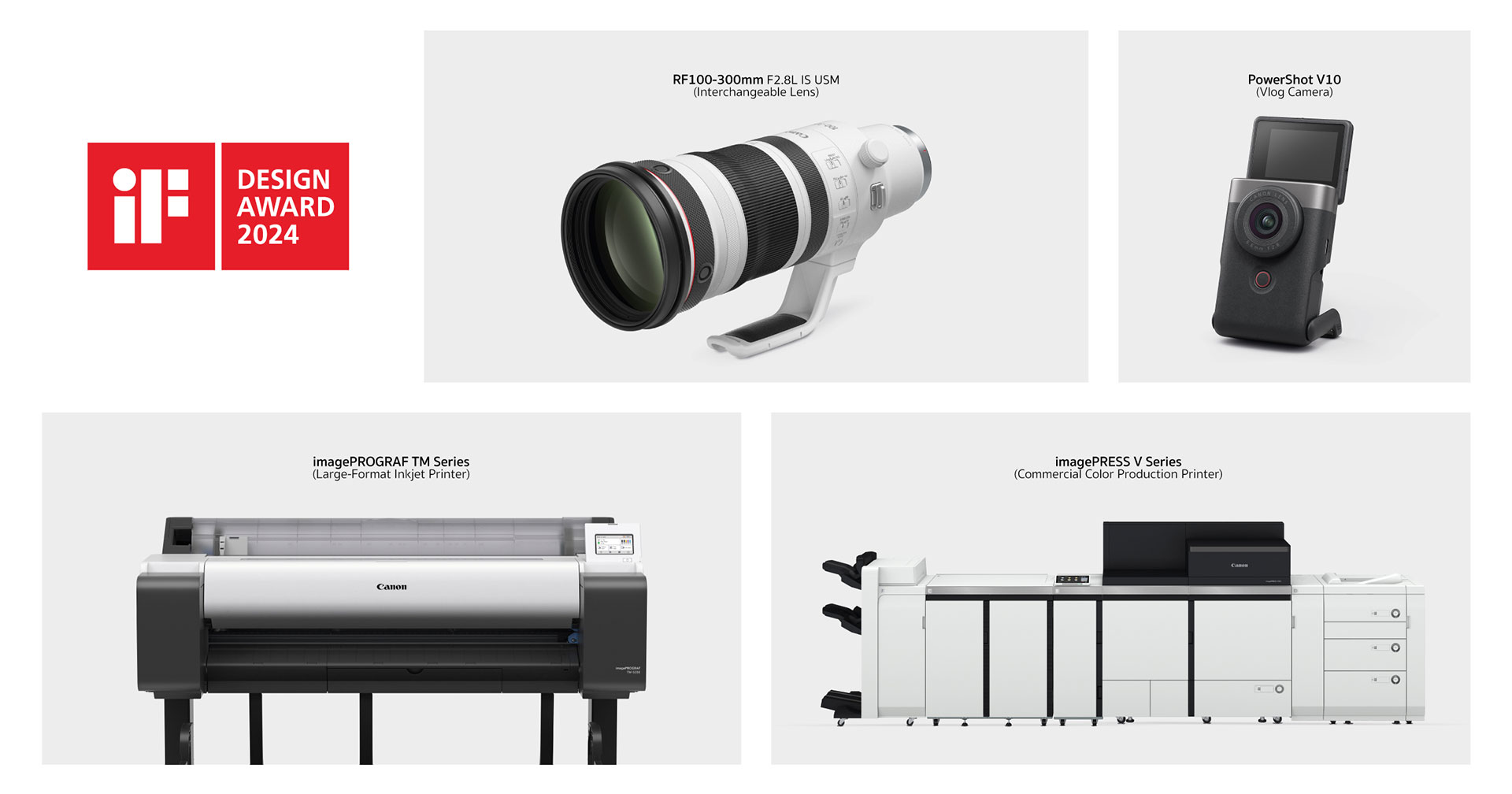 แคนนอน คว้ารางวัลด้านการออกแบบระดับโลกต่อเนื่องเป็นปีที่ 30 จากเวที ‘2024 iF Design Awards’