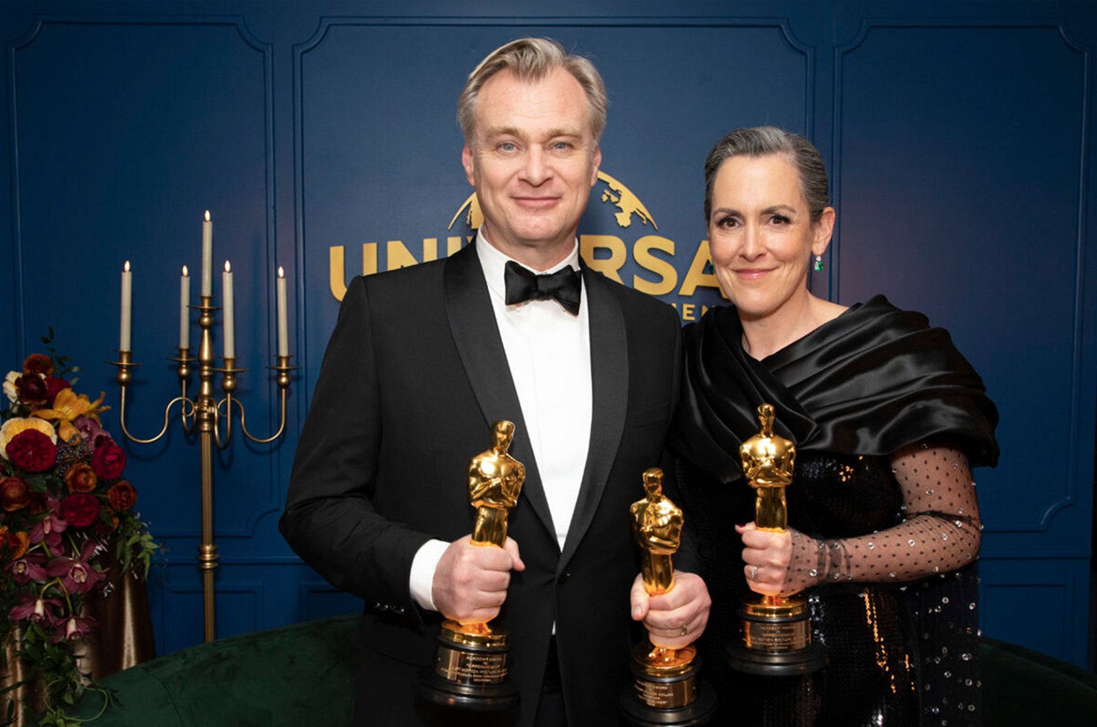 Christopher Nolan, Emma Thomas oscars 2024 