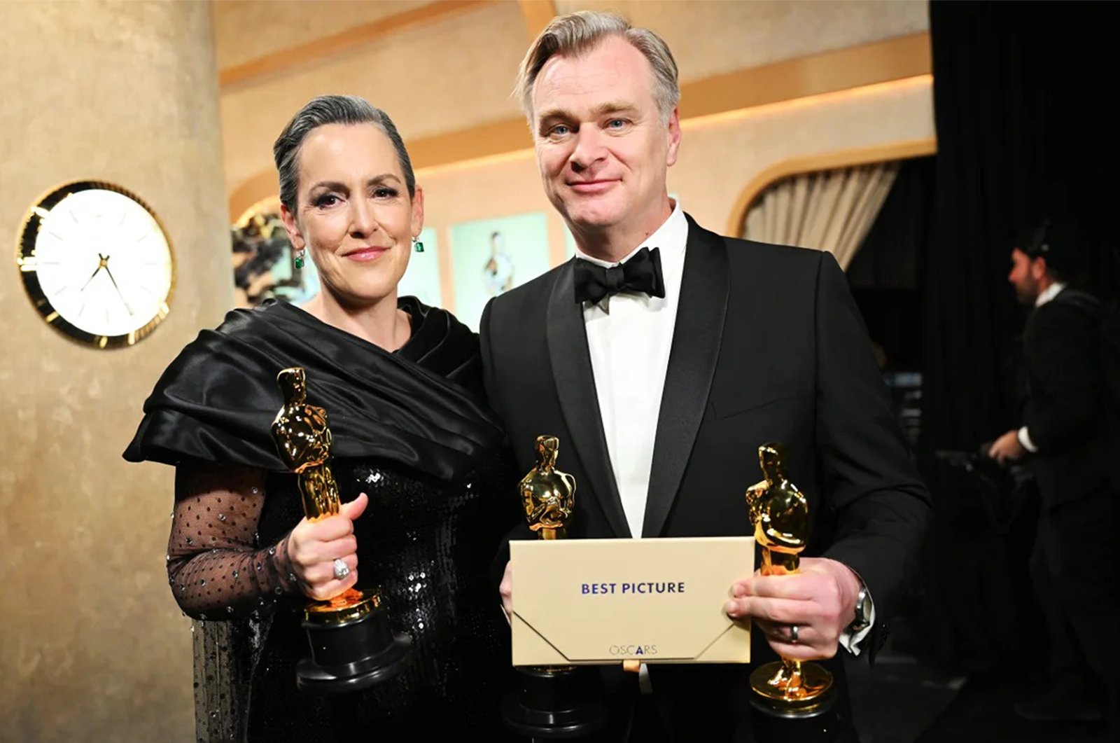 Emma Thomas Christopher Nolan oscars 2024