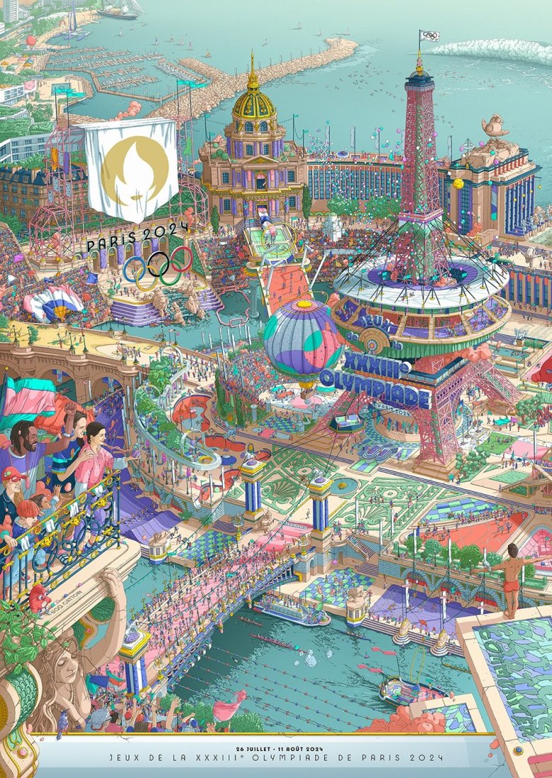 Olympic Paris 2024 เปิดตัวโปสเตอร์อย่างเป็นทางการ สวยอลังการสุด ๆ