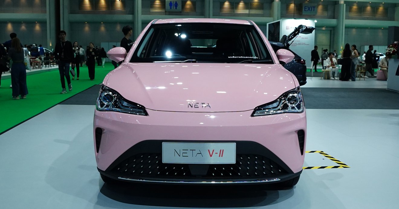 NETA V II เปิดราคา 549,000 บาท ประกอบไทย ลดแบตลง เพิ่ม ACC  ในงาน Motor Show 2024