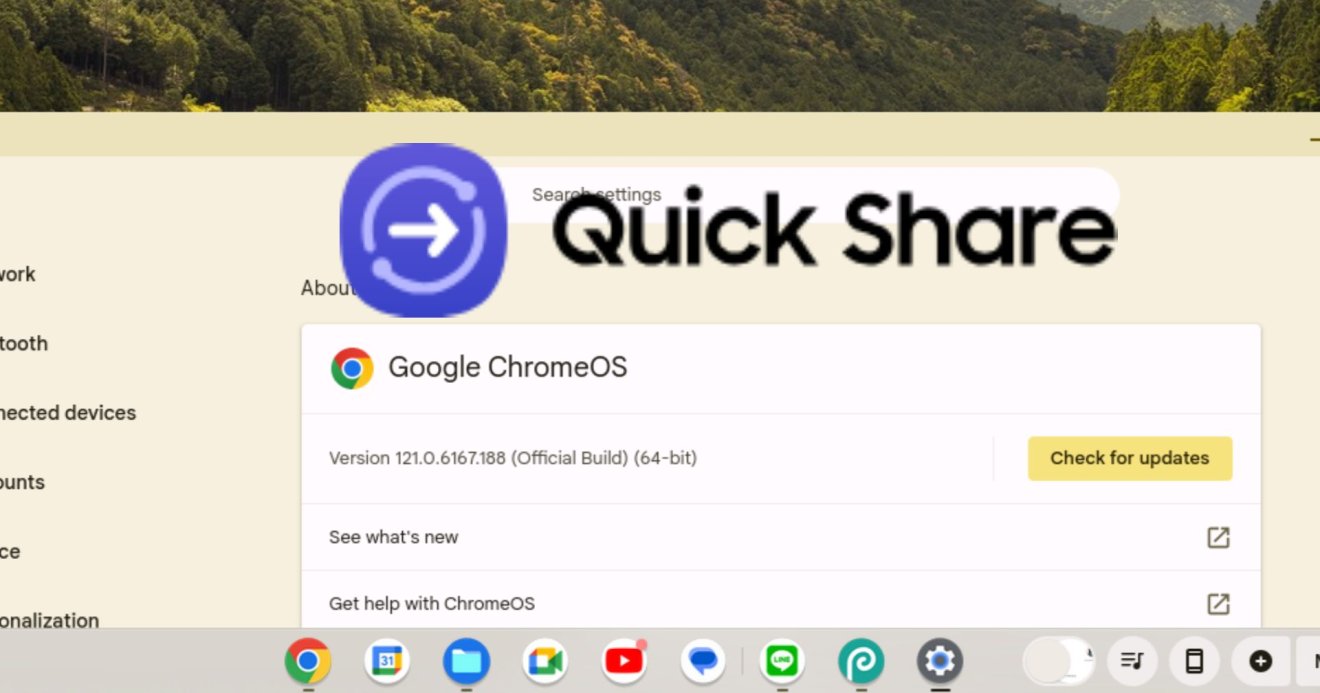 วิธีการใช้งาน Quick Share บน ChromeOS