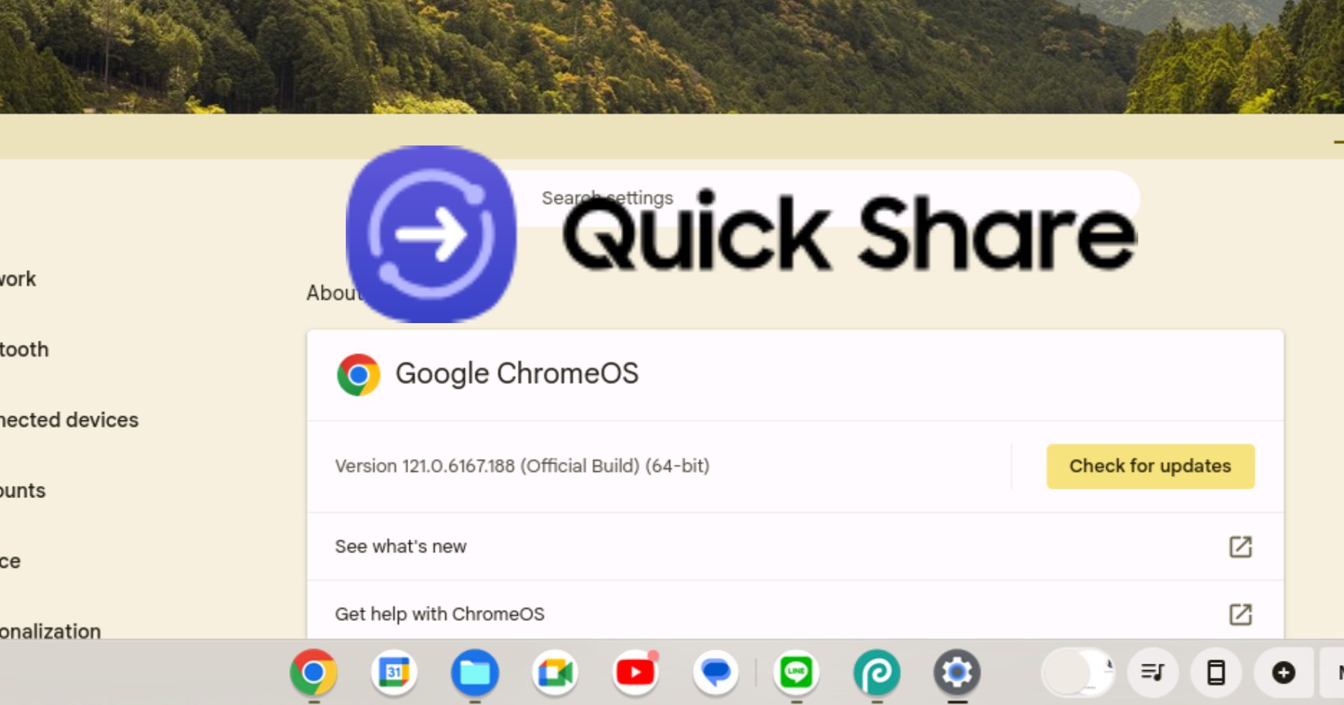 วิธีการใช้งาน Quick Share บน ChromeOS