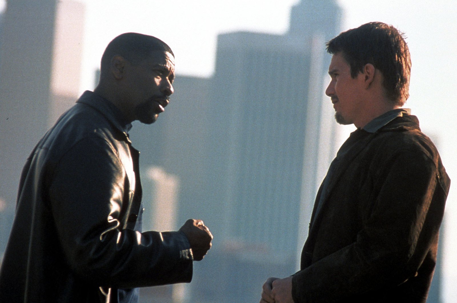 Ethan Hawke and Denzel Washington in Training Day (2001)