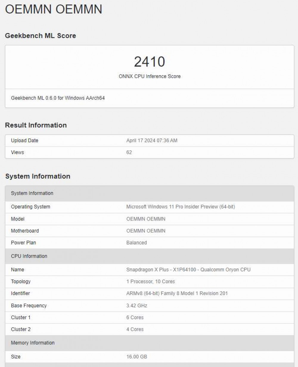 Snapdragon X Plus