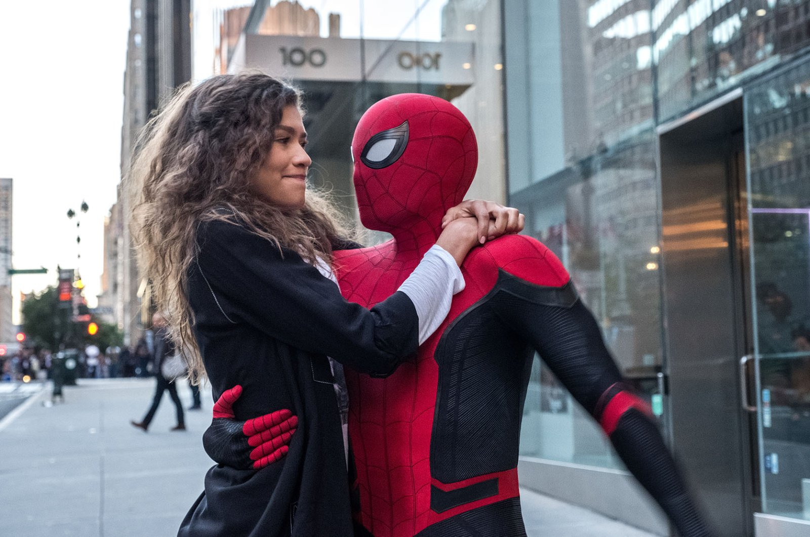 Zendaya and Tom Holland in Spider-Man Far from Home (2019)