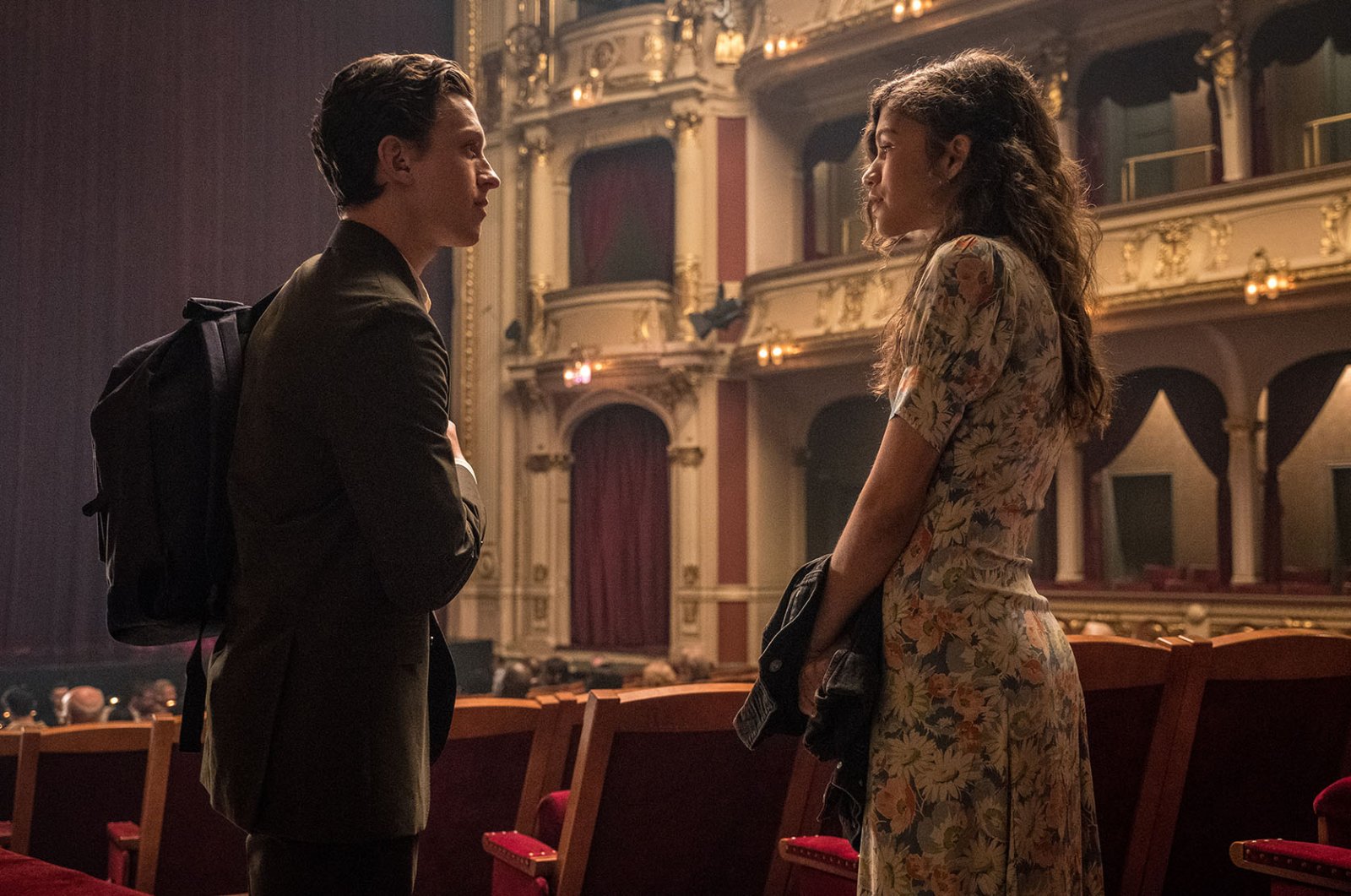 Zendaya and Tom Holland in Spider-Man Far from Home (2019)