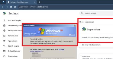 ชุบชีวิต Google Chrome เวอร์ชันใหม่ให้รันบน Windows XP, Vista, 7, 8/8.1 ด้วย Supermium