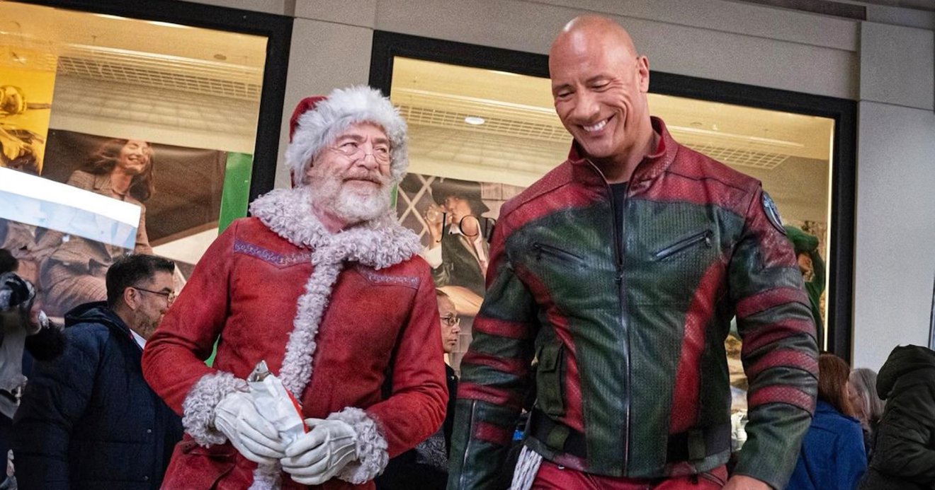 J.K. Simmons Dwayne Johnson in Red One