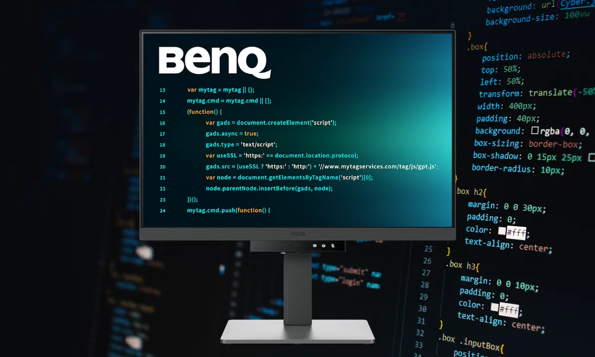 BenQ เปิดตัวจอมอนิเตอร์ RD Series ที่ดีไซน์สำหรับโปรแกรมเมอร์โดยเฉพาะ!