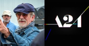 Steven Spielberg with A24