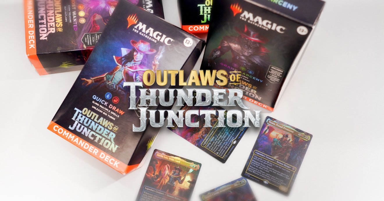 รีวิว MTG: Outlaws of Thunder Junction Commander Decks มันซัดกันสไตล์โคบาล !