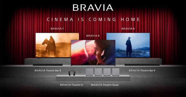 โซนี่ไทยเปิดตัว BRAVIA™ 9 และ BRAVIA™ 8 รุ่นใหม่ มาพร้อม BRAVIA Theatre Bar 9 และ 8 กับคอนเซ็ปต์ “Cinema is Coming Home”