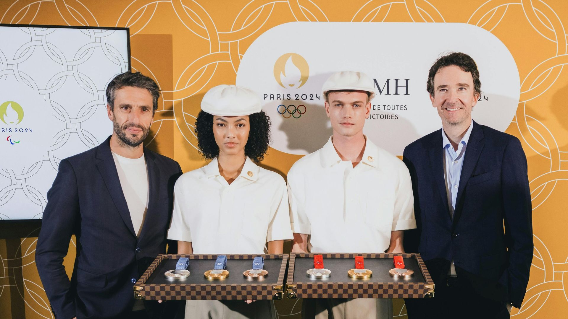 โอลิมปิก ปารีส 2024 เปิดตัวชุดและถาดใส่เหรียญจาก Louis Vuitton