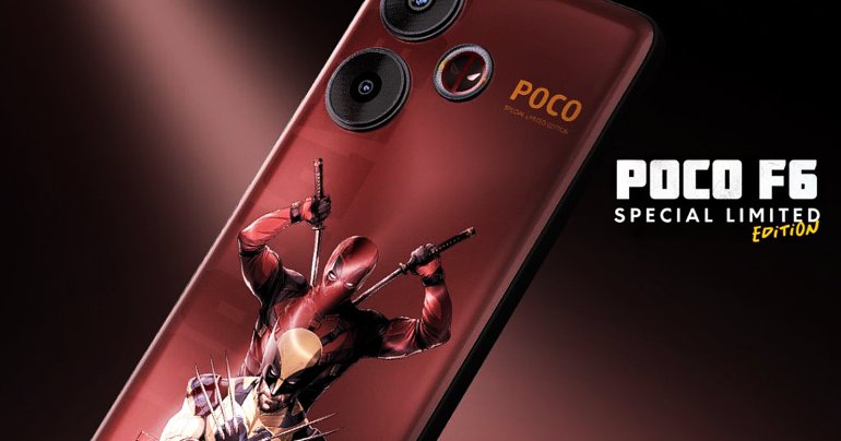 Poco F6 Deadpool Edition
