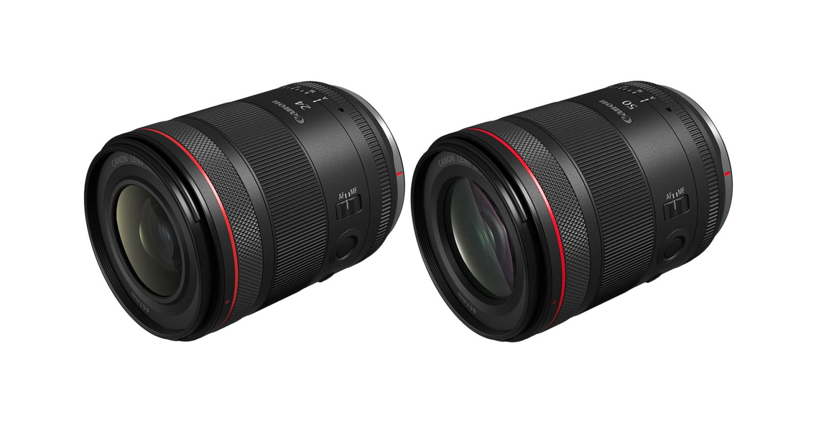  canon rf 24mm f1 4l vcm rf 50mm f1 4l vcm hybrid