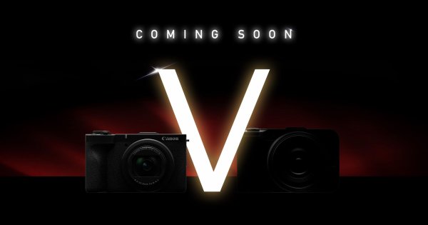 Canon เผยภาพกล้องปริศนา ซีรีส์ ‘V’ เปิดตัว 27 มีนาคม