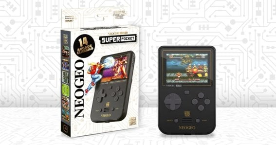 เปิดตัวเครื่องเกมพกพาเล่นเกม Neo Geo ที่เปลี่ยนตลับเกมได้