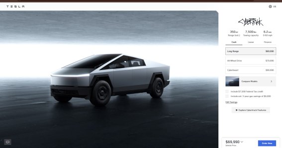Tesla เปิดตัว Cybertruck รุ่นใหม่ Long Range ราคาถูกลง และระยะวิ่งไกลขึ้น
