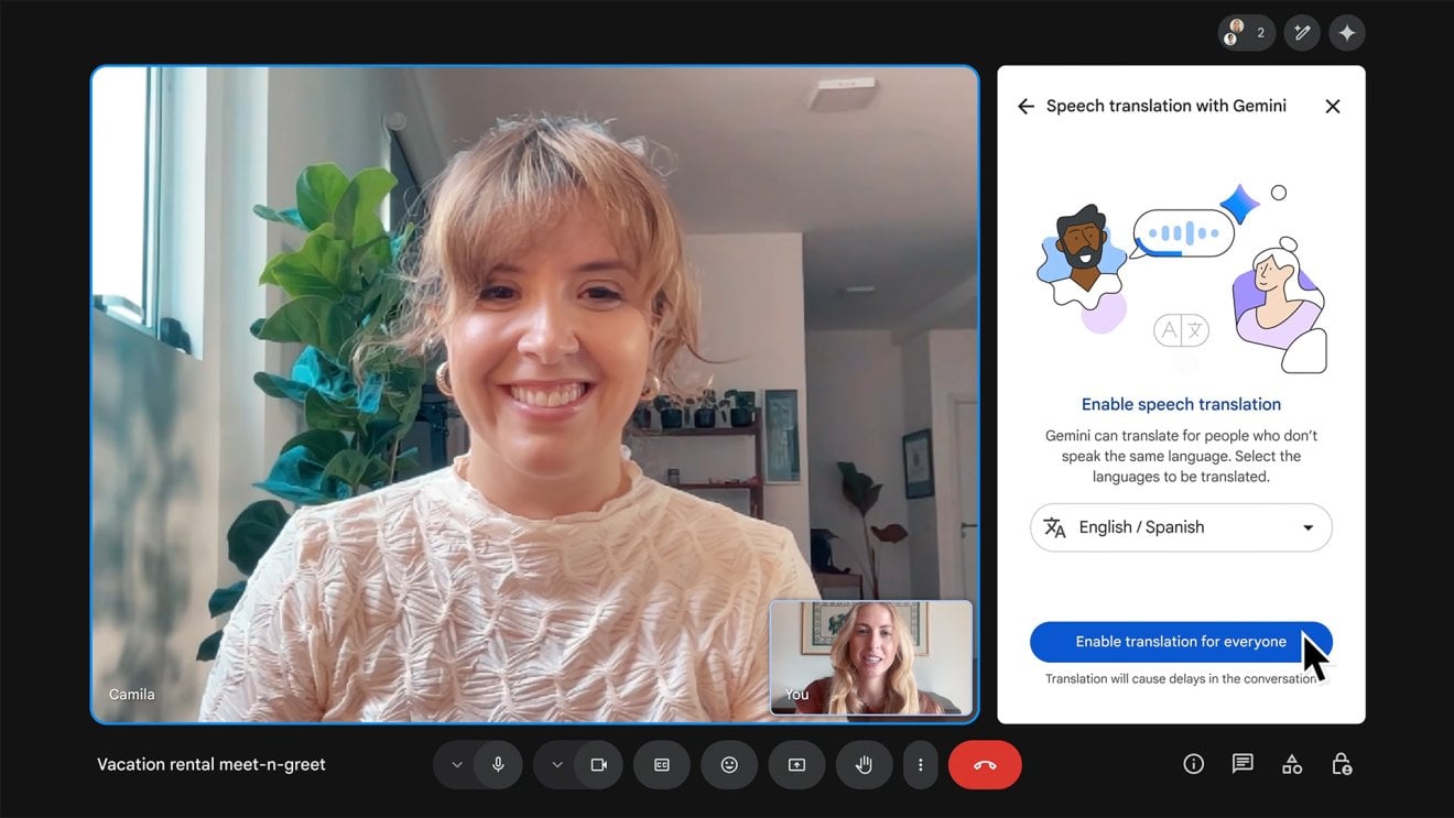 Google เปิดตัวฟีเจอร์แปลภาษาแบบสดใน Google Meet เริ่มต้นด้วยภาษาสเปน