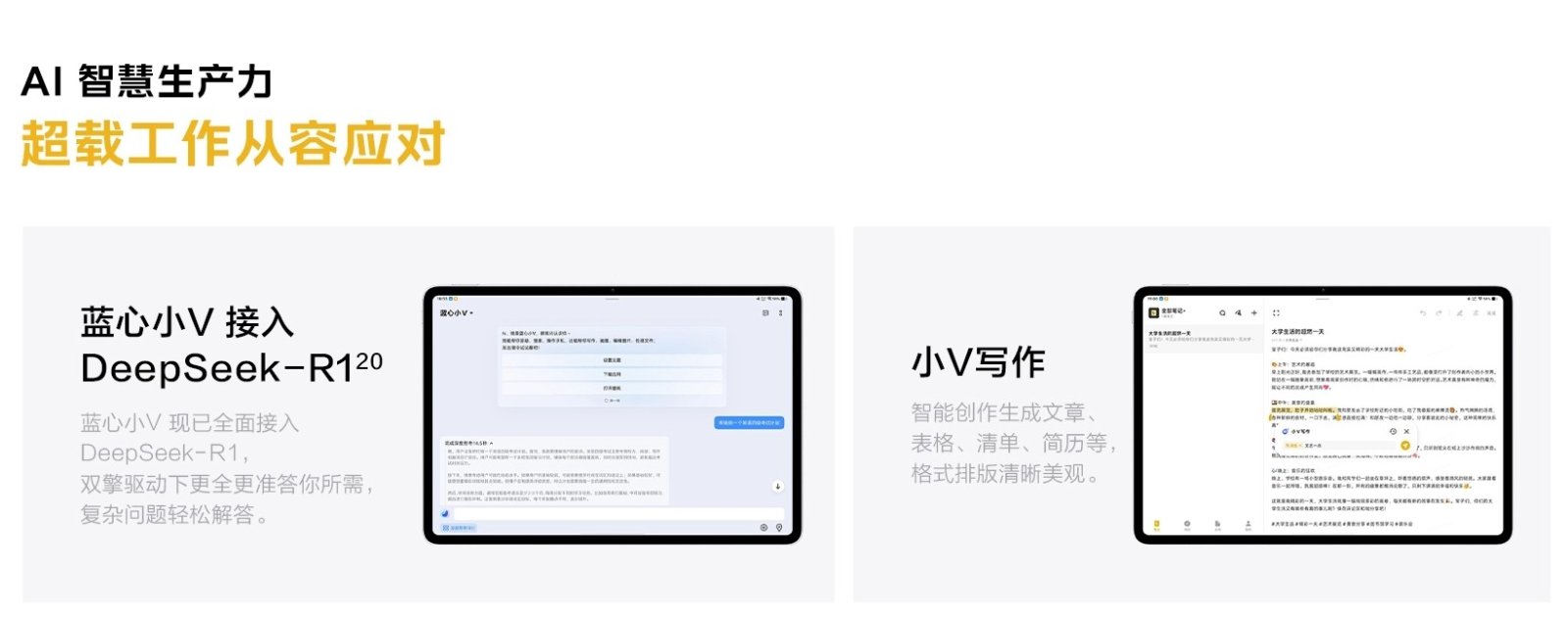 iQOO Pad5 DeepSeek AI