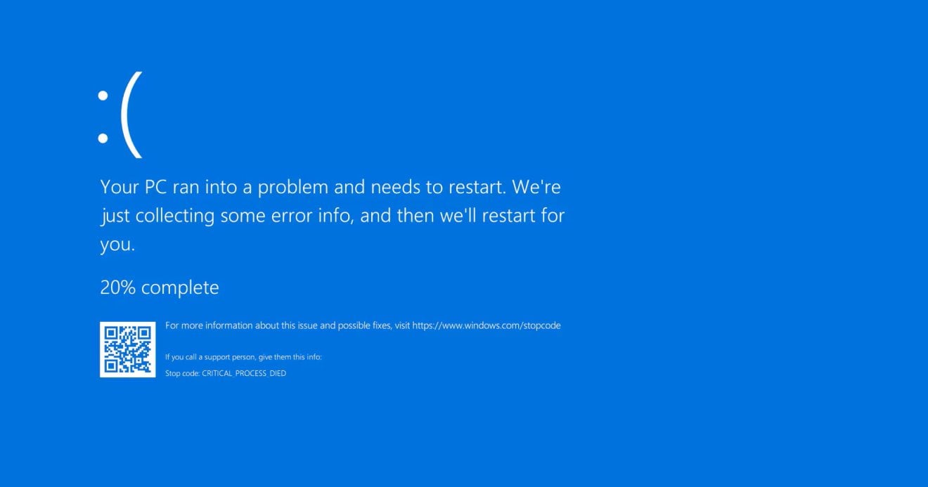 ปิดฉากตำนาน 40 ปีของ “จอฟ้ามรณะ” (BSOD) บน Windows