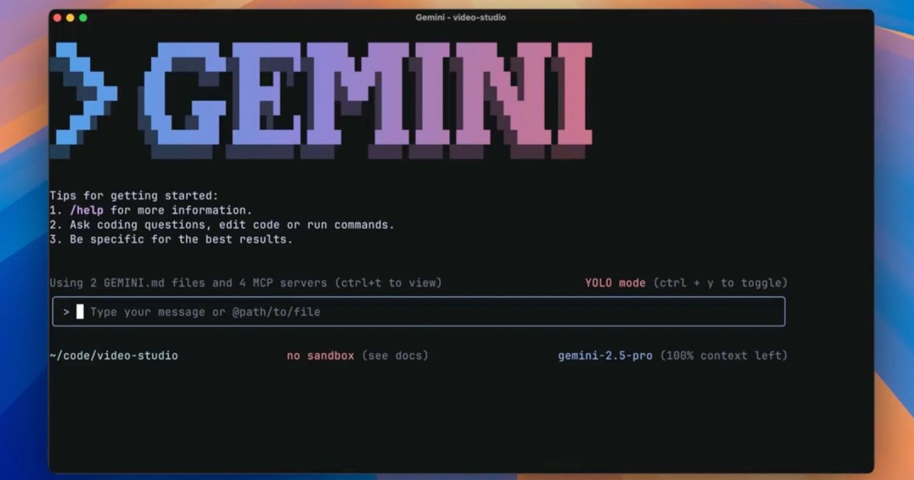 Gemini CLI เครื่องมือ AI Agent แบบ Open-Source ใช้ฟรีผ่าน Terminal โควตา 1,000 ครั้ง/วัน