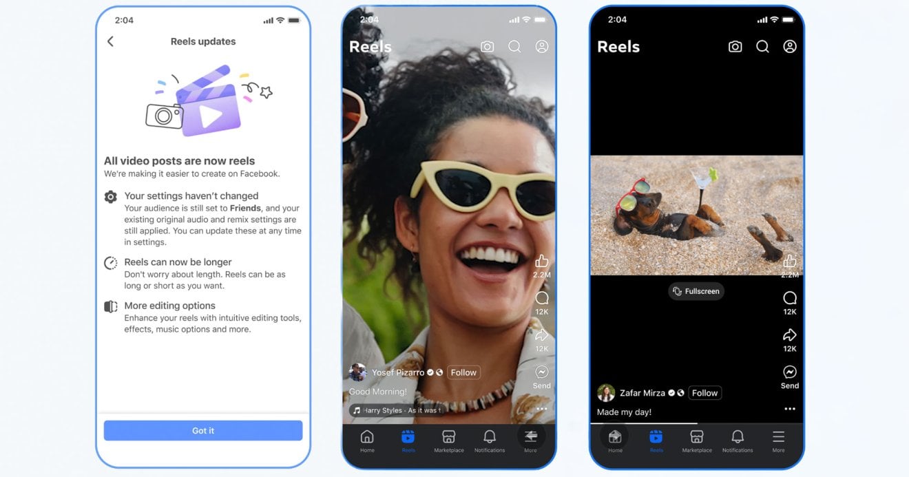 Meta เตรียมเปลี่ยนวิดีโอบน Facebook ทั้งหมดเป็น Reels พร้อมขยายความคลิปให้เกิน 90 วินาทีแล้ว