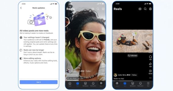 Meta เตรียมเปลี่ยนวิดีโอบน Facebook ทั้งหมดเป็น Reels พร้อมขยายความคลิปให้เกิน 90 วินาทีแล้ว