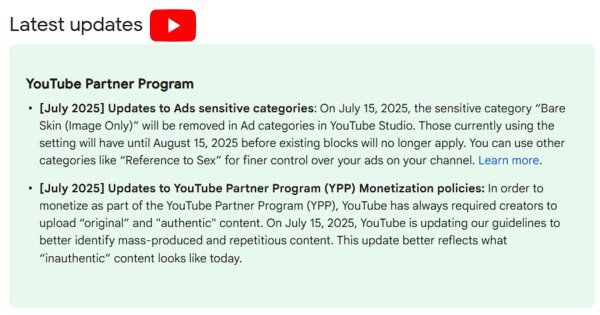คลิป AI ASMR หลบไป ! YouTube ออกกฎใหม่ไม่ให้รายได้ เริ่ม 15 กรกฎาคม