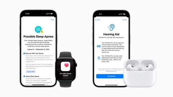 Apple Watch ไทยใช้ฟีเจอร์เตือนภาวะหยุดหายใจขณะหลับได้แล้ว ส่วน AirPods Pro 2 เป็นเครื่องช่วยฟังสำหรับปัญหาการได้ยินที่ไม่รุนแรง