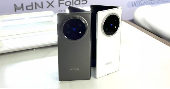vivo เปิดตัว X Fold5 บางเบา แบตเยอะ กันน้ำโหด เคาะราคา 59,999 บาท พร้อมขายแล้ว!
