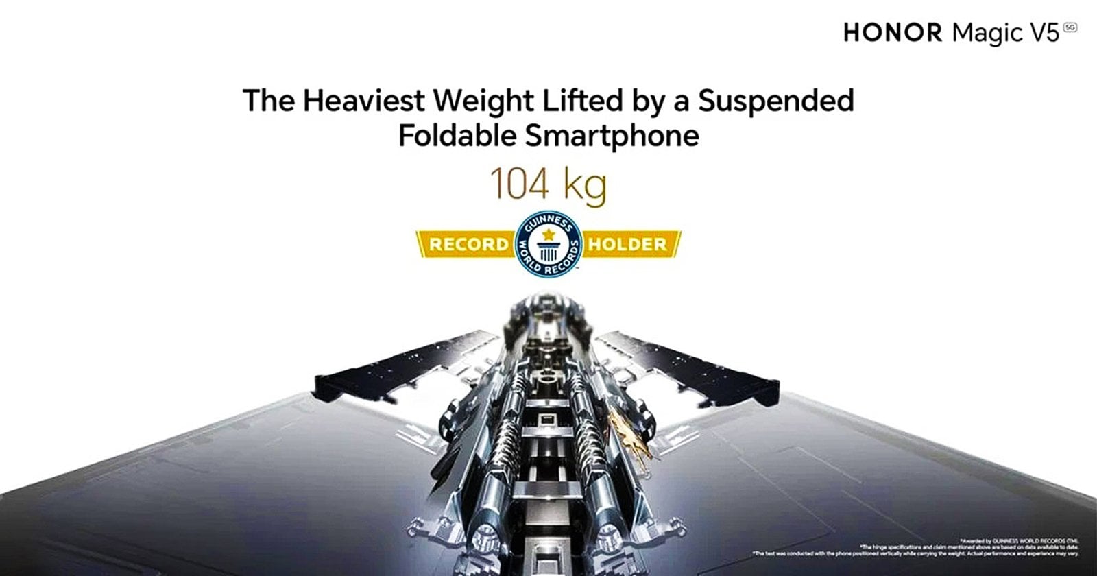 Honor Magic V5 Guinness World Record