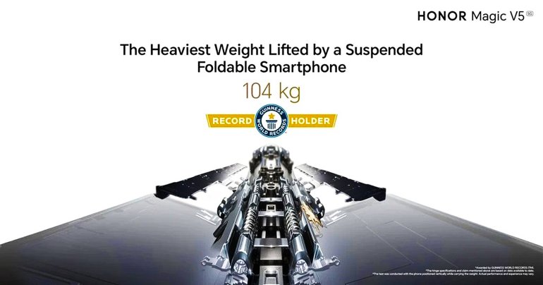 Honor Magic V5 Guinness World Record