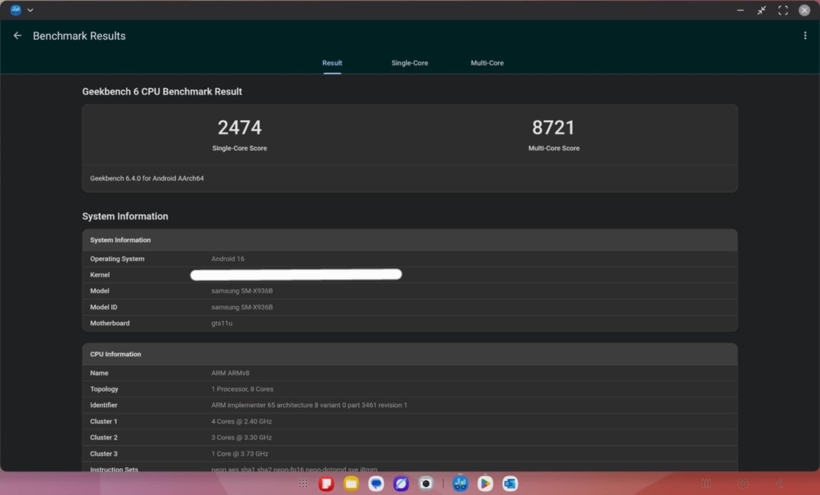 samsung galaxy tab s11 ultra benchmark