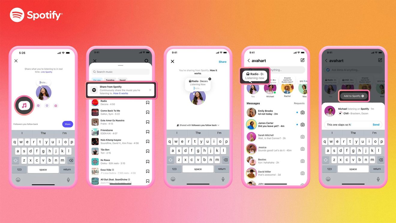 Instagram จับมือ Spotify แชร์เพลงขึ้น Story พร้อมแปะใน Note ได้แล้ว !