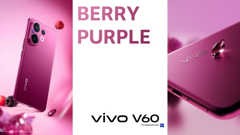 เปิดตัวแล้ว vivo V60 ราคา 15,999 กล้องซูเปอร์เทเลโฟโต้ครั้งแรกบน V Series เสิร์ฟช็อตโปรให้คนสวย