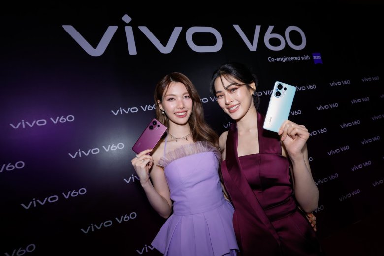 เปิดตัวแล้ว vivo V60 ราคา 15,999 บาท กล้องซูเปอร์เทเลโฟโต้ครั้งแรกบน V Series เสิร์ฟช็อตโปรให้คนสวย
