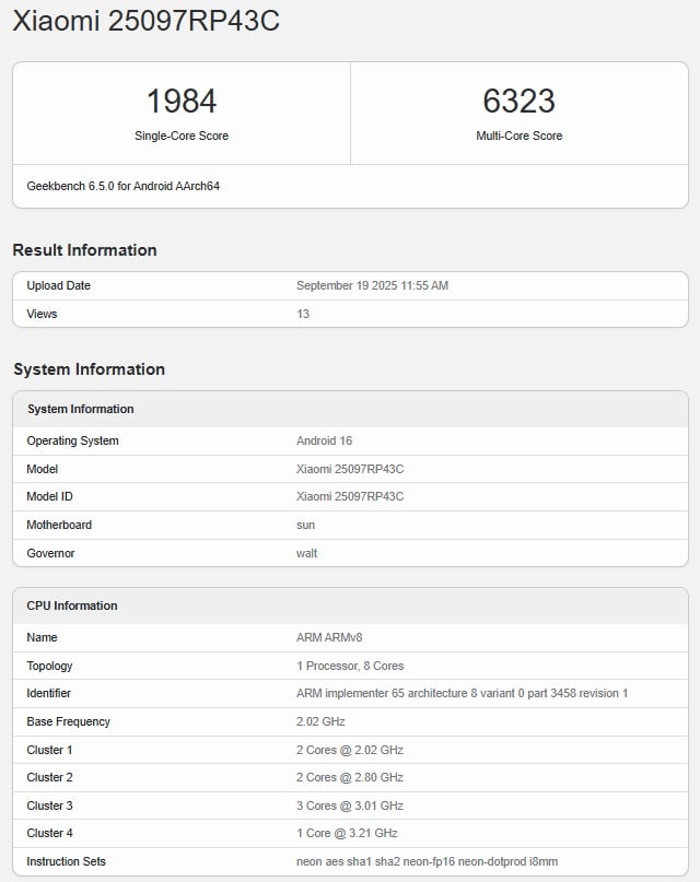 Xiaomi Pad 8