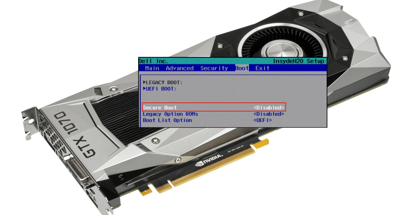 การ์ดจอ NVIDIA รุ่นเก่าบางรุ่น อาจจอดำในหน้า BIOS-UEFI ถ้าคุณเปิด Secure Boot ในปี 2026