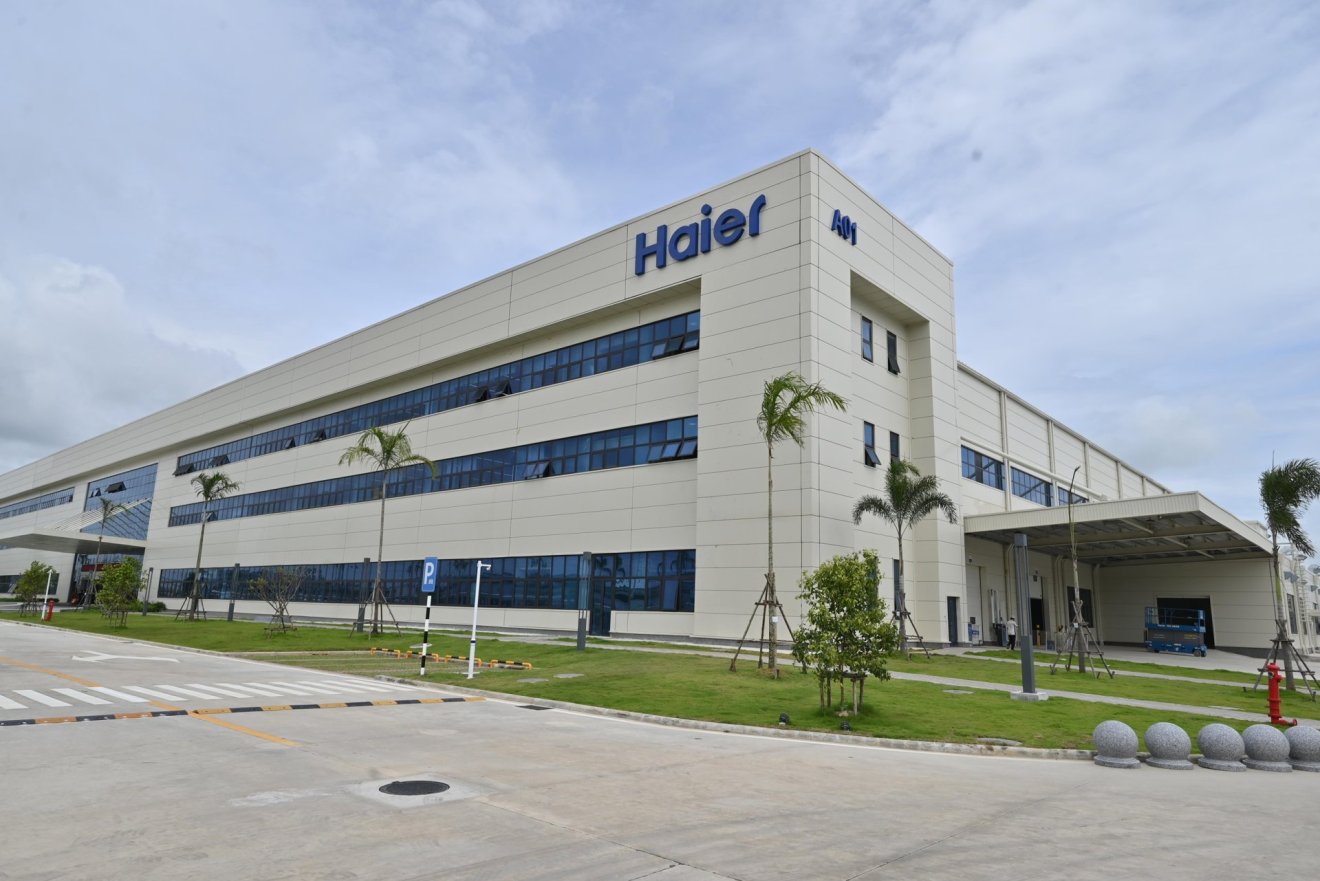 Haier เปิดโรงงานผลิตแอร์ใหญ่ที่สุดในเอเชีย ทุ่มเงิน 10,000 ล้านบาท ตั้งเป้าผลิต 12.5 ล้านเครื่องใน 3 ปี