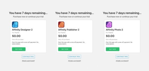 Affinity iPad แจกฟรีภายใน 30 ตุลาคมนี้ (อาจเป็นข่าวดีที่มีข่าวร้ายตามมาภายหลัง)