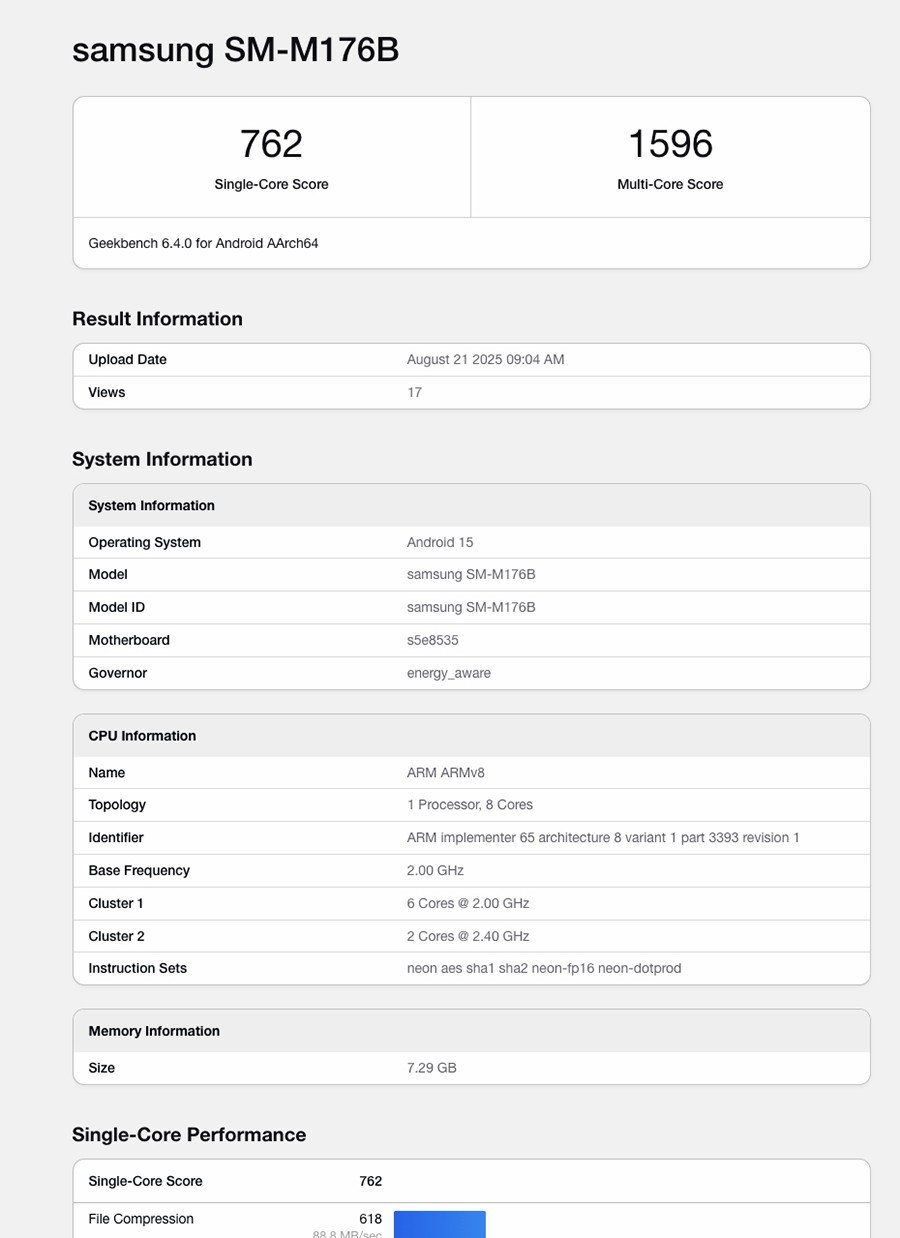 Samsung Galaxy M17 5G