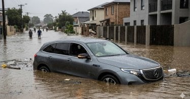 รถ EV จมน้ำต้องทำยังไง น้ำท่วมรถทั้งคัน ยังขับได้ไหม ?