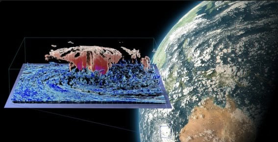 สร้างโลกดิจิทัลเสมือนจริงจำลองสภาพอากาศแบบละเอียดครอบคลุมพื้นผิวโลก ทะเล ชั้นบรรยากาศ