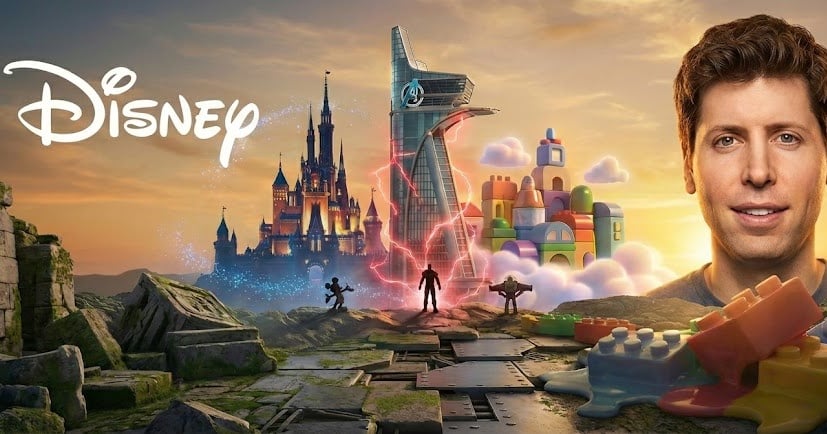 Disney ทุ่ม 1,000 ล้านเหรียญสหรัฐฯ ลงทุน OpenAI เปิดทางนำตัวละครดังมาสร้างวิดีโอ AI ผ่าน Sora